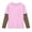 Pink, variant on T Shirts for Kids Long Sleeve Purple Crewneck Loose Soft Kids Fashion 2-3 Years