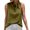 Green, variant on Women's T Shirts Solid Elegant Refined Semi High Neck Pullover Sleeveless Lightweight Outfits Clothes 2026 Green L