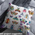 thumbnail image 2 of Homewish Child Hippie Butterfly Fabric by the Yard 2 Yards, Cartoon Jungle Insect Sewing Fabric, Teens Girls Kids Female Fabric for Sewing, Lightweight Room Decor, 2 of 6