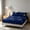 L Blue Cal King Size, variant on AuroraX Bed Sheet Set California King with 2 Pillowcase Purple Fitted Sheets Cal King Size