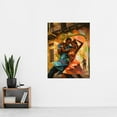 thumbnail image 2 of Salsa Cuban Street Dance Colourful Dancing Painting Rhythm Body Energy Theatre Arts Artwork Extra Large XL Wall Art Poster Print, 2 of 5