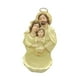 thumbnail image 3 of Pila de agua bendita de la Sagrada Familia, regalo para exhibir la estatua de Jesús, María y José sobre el recipiente. Amarillo, 3 of 9