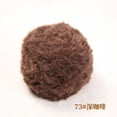 thumbnail image 1 of Zhuge Hilo de chenilla grueso y voluminoso para tejer a mano, hilo de chenilla suave y esponjoso, 200 g, café oscuro, 1 of 4