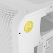 HYTE X50 Air Modern Performance ATX Mid-Tower PC Gaming Case - Snow White