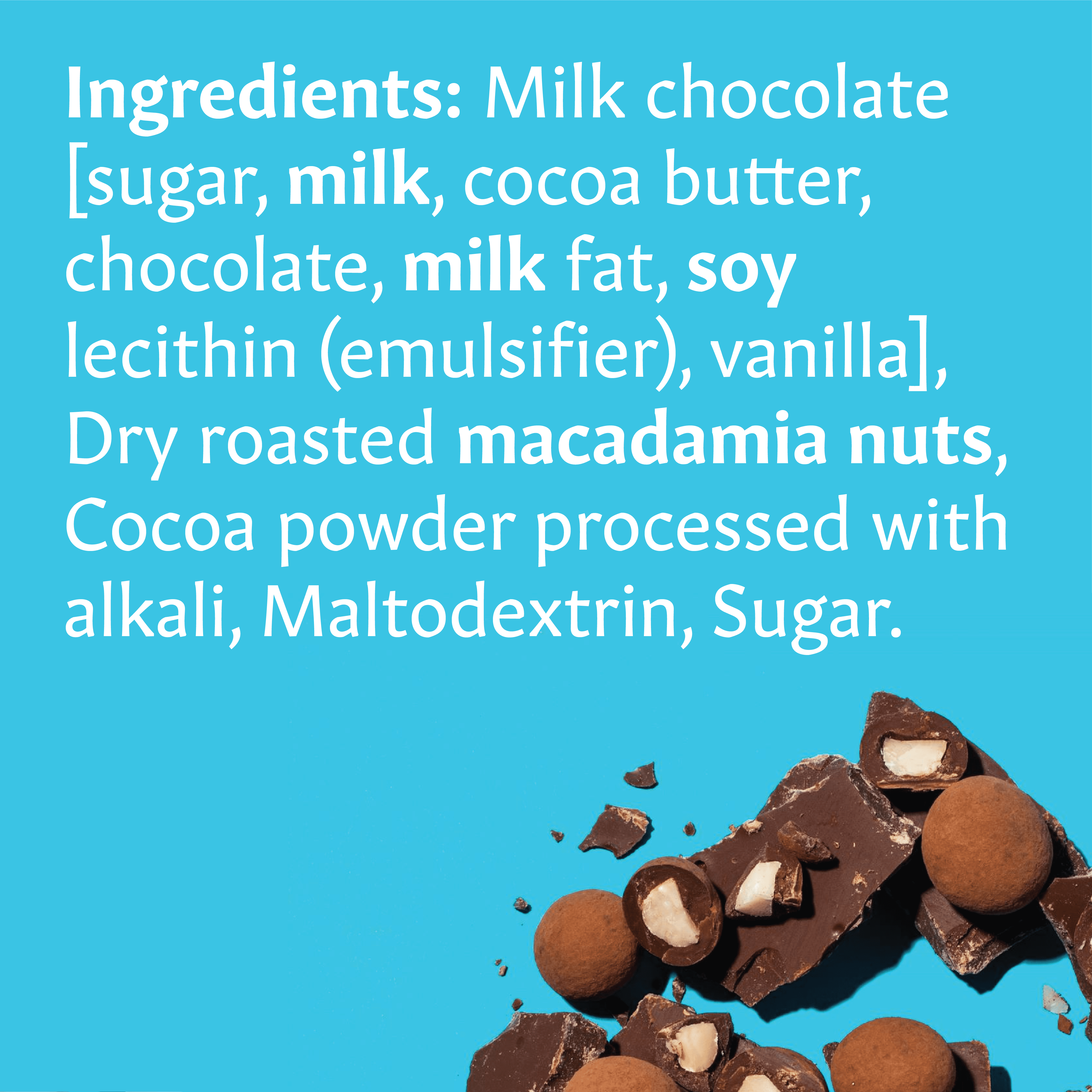 Mauna Loa Milk Chocolate Covered Macadamias with Allergen Info - 4oz, Gluten Free
