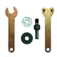 thumbnail image 2 of Ganfancp 10Mm Shank M10 Arbor Mandrel Adaptor Cutting Tool Accessoriess For Angle Grinder Ofertas y Liquidaciones 1 Perno de Sujeción Del Vástago 2 Tuercas de Brida 2 Llaves Inglesas, 2 of 3