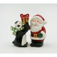 thumbnail image 3 of Ceramic Santa Claus Penguin Salt and Pepper Shakers Holiday Gift, 3 of 3