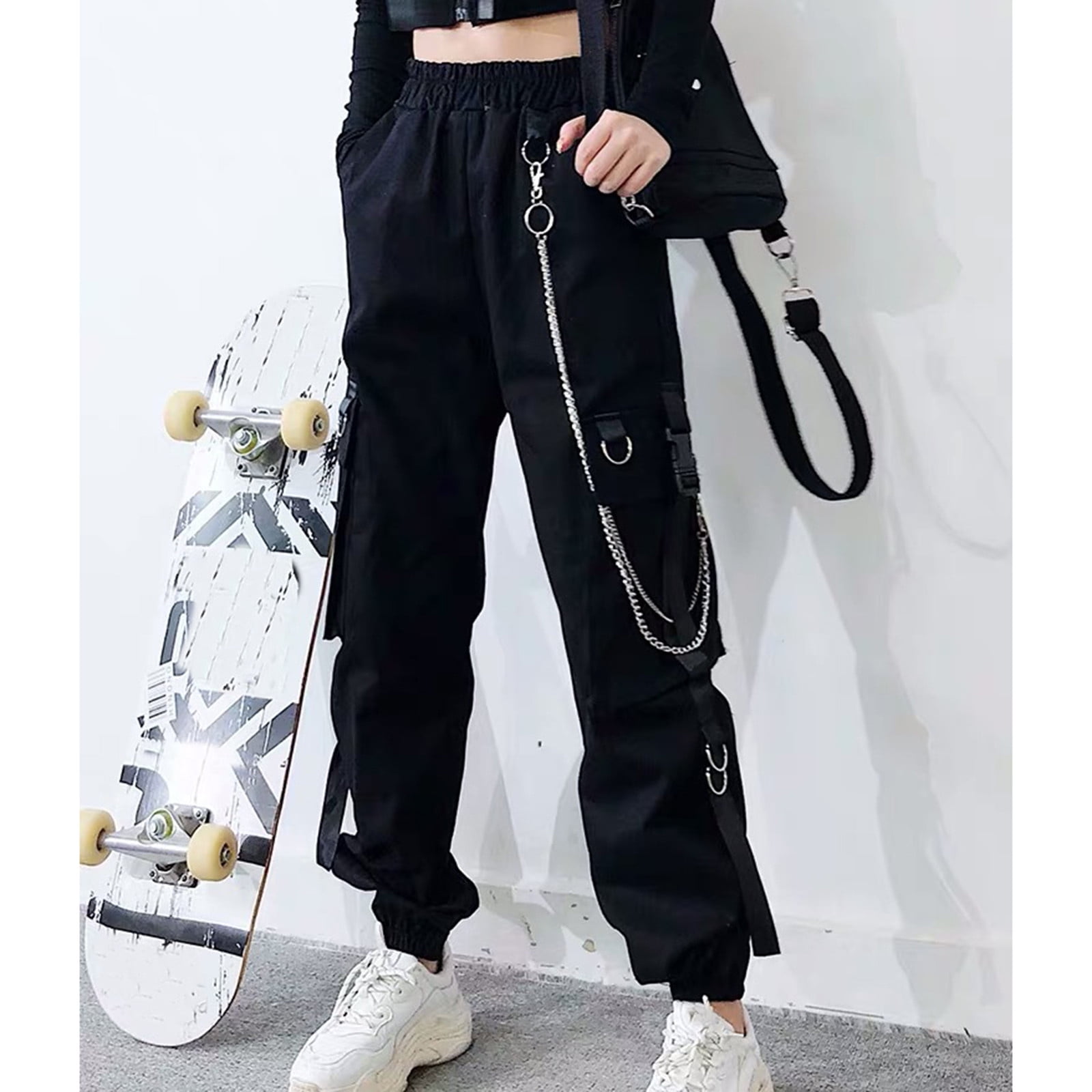 2020 Women Oversized Mom Skater Jeans Lady Plus Size 5xl Baggy Cropped Pants  Student Straight Denim Jeans Autumn Black Trousers - Jeans - AliExpress