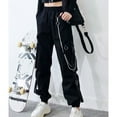 thumbnail image 2 of Women's Hiking Pants Cargo Trousers Cotton Multi Pockets Utility Work Pants Black XXL, 2 of 5