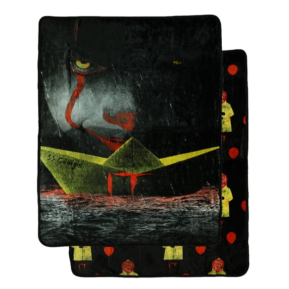 It Chapter Two Blanket Double-sided You'll Float Too Silk Touch Plush Fleece Throw 50" X 70"
