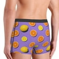 thumbnail image 3 of KLL Yellow Lemon And Orange Men's Cotton Boxer Briefs Underwear-XX-Large, 3 of 8
