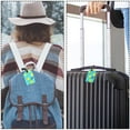 thumbnail image 5 of Square 2Pack PU Leather Lemon Cruise Luggage Tag with Privacy Cover and Name ID Tag for Travel Handbags Backpacks Luggage Tags, 5 of 6