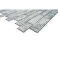 thumbnail image 5 of Dundee Deco 3D Wall Panels, PVC, Faux Bricks in Grey, Set of 10, Covers 52 sq ft, 5 of 6