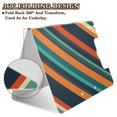 thumbnail image 2 of FORMRS A4 Clipboard Folder with Pen Holder Horizontal Foldable School Office Binder, Retro Stripes, 2 of 9