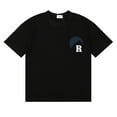 thumbnail image 2 of Rhu-de Shirt Retro Leisure Casual Fashion Cotton Round Neck Short Sleeve T-Shirt Men's Shirts-XL, 2 of 6