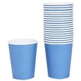 thumbnail image 2 of 40 Pcs Paper Cups (9Oz) - Plain Solid Colours Birthday Party Tableware Catering, 20 Pcs Blue & 20 Pcs Yellow, 2 of 7