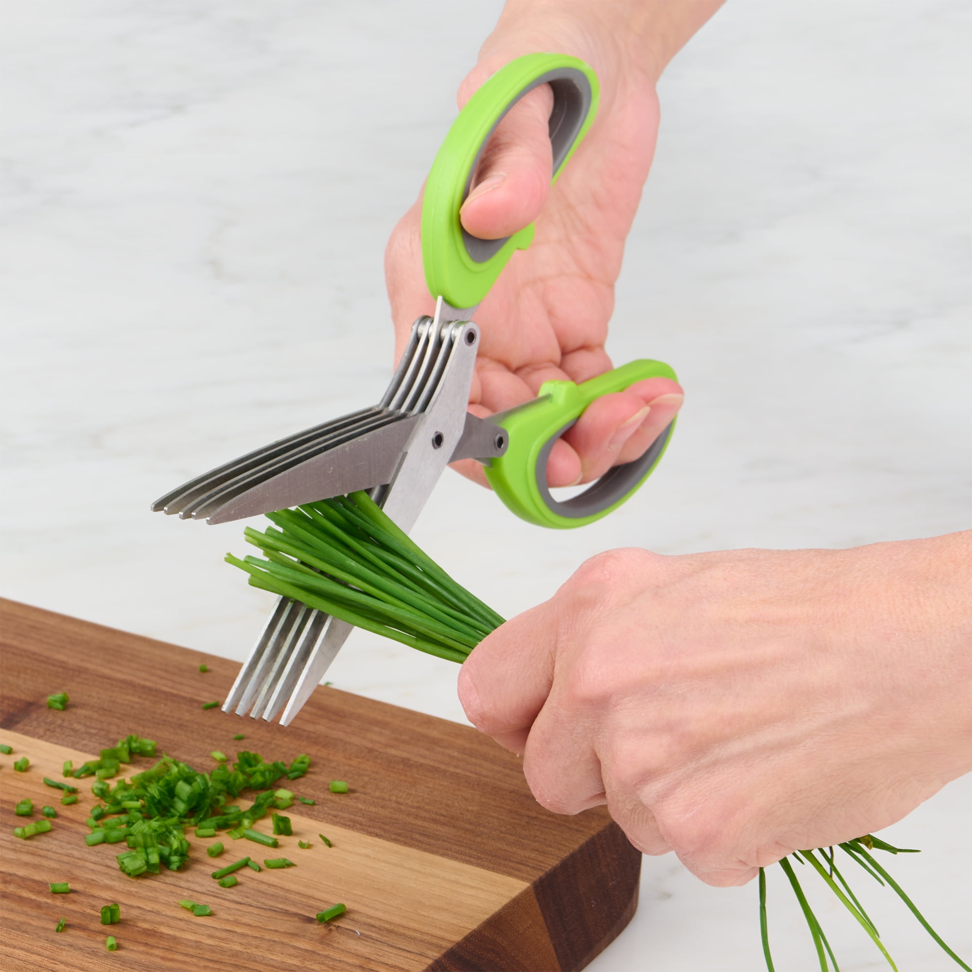 Herb Scissors Mincing Snip Cutting Preparing Tempered Stainless Steel 10  Cutting Blades, 1 - Fred Meyer