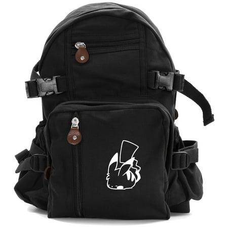 Pikachu Heavyweight Canvas Backpack Bag