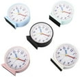 JINGT 10Cm Digital Alarm Clock With Luminous Metal 24Hour Round Quartz