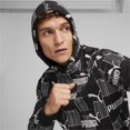 thumbnail image 5 of Sudadera con capucha PUMA Essentials para hombre, forro polar, talla grande y alta, color negro SS24, 5 of 5