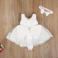 thumbnail image 1 of Robe de Demoiselle d'Honneur Princesse Été Tutu Anniversaire Fête Robes Baptême Dentelle Mariage Enfants Robe de Soirée Formelle 18-24 Mois, 1 of 6