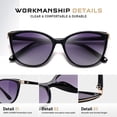 thumbnail image 3 of Lentes de Sol Colrea Trendy Ojo de Gato CL22017 para Mujer con Lente Gris, 3 of 6