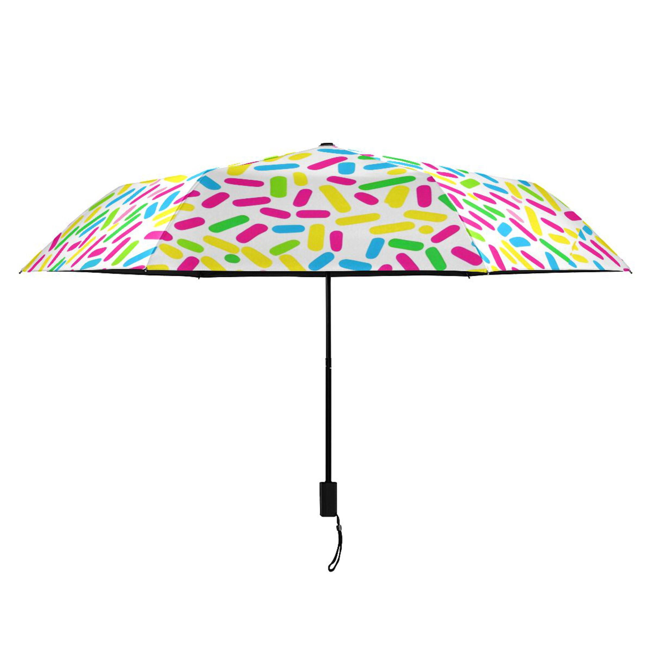 Sprinkles Compact Sun Umbrella Windproof Travel Umbrellas for Rain Strong Portable UV Protection