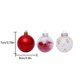 thumbnail image 5 of Yuarrent 30 Uds. De bolas colgantes para árbol de Navidad, hogar, oficina, centro comercial, árbol, bolas de plástico, decoración colgante, adorno Kits de decoración para fiestas oro rojo Yuarrent HA000435-05B, 5 of 8