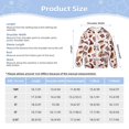 thumbnail image 5 of Kids Zip Up Hoodie for Boys Girls Toddler - Chocolate Cream Bread Print Lightweight Long Sleeve 4T Boys Girl Clothes, Sun Protection Windproof Jackets Hoodie Sweatshirt, 5 of 7