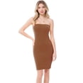 thumbnail image 3 of MixMatchy Women's Strapless Bodycon Sexy Cotton Fitted Mini Dress (Made in USA), 3 of 6