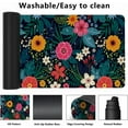 thumbnail image 2 of Amazing Modern Floral Desk Mat,Colorful Flowers Extended Gaming Mouse Pad,Large Non-Slip Rubber Base Mousepad with Stitched Edges,Waterproof Mouse Mat Desk Pad for Office Game Home 35.4x15.75 in, 2 of 6