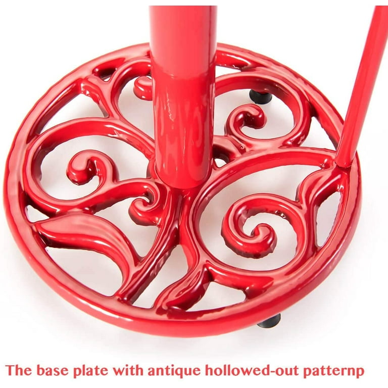 Red cast iron paper towel holder new arrivals