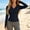 Black, variant on Womens Sun Protection Hoodie Jacket, Lightweight Long Sleeve Full Zip Workout Shirts for Hiking Running Gray XL(XL)