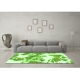 thumbnail image 3 of Ahgly Company Indoor Rectangle Abstract Green Modern Area Rugs, 2' x 3', 3 of 4