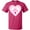 Cyber Pink, variant on Inktastic Great Grandma Pink Valentine Hearts T-Shirt