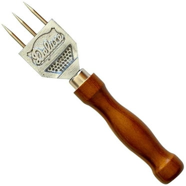 Japanese Tools Household Tools Japanese Style Ice Chipper Ice Picks Stainless Steel Ice Crusher with Wooden Handle Three Prong Ice Picks Bartender Bar Wine Ice Crusher Tools Japanese Tools