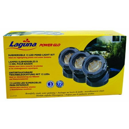 Powerglo Led Light - Laguna PowerGlo LED Mini Pond Light Kit with 3 12-Bulb LED Lights