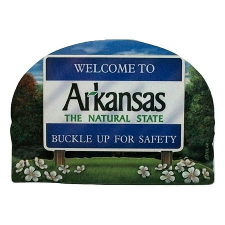 

Arkansas State Welcome Sign Artwood Fridge Magnet