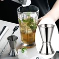 thumbnail image 2 of XKHBDL Stainless Steel Double-Head Measuring Cup, Cocktail Wine Measuring Device Cocktail Layered Measuring Cup for Restaurant Bar Family, 2 of 3