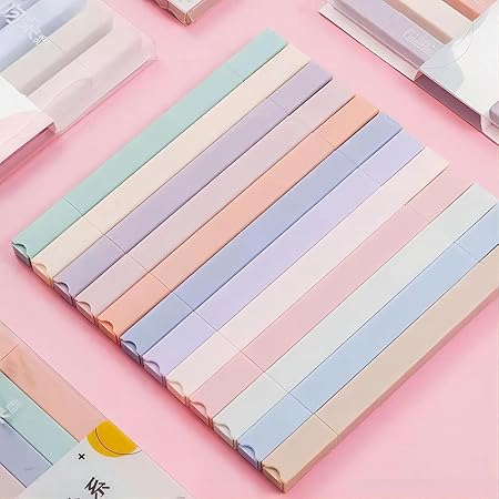 12Pcs Aesthetic Cute Highlighters Bible Pastel Highlighters and Pens no bleed Highlighters