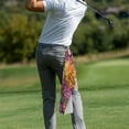 thumbnail image 3 of Yuyamidu Boho Flowers Golf Towel, Large Size Golf Cleaning Towel, Absorbent Towels for Golf Bags, Carts and Clubs, Easy-Clean, 3 of 7