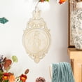 thumbnail image 6 of Sungmor Ornate Cast Iron Wall Art Plaque, Classical Woman Relief in French Country Style, Decorative Wall Sculpture - Vintage Hanging Decor for Home, Garden, or Patio, Antique White Finish, 6 of 8