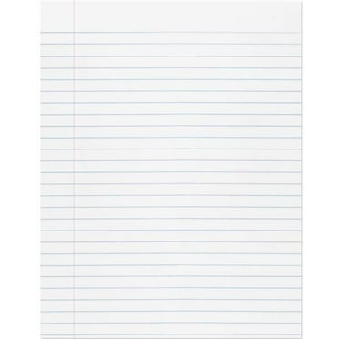 Composition Paper, 8.5 x 11 in. - 500 Sheets - 2 Reams