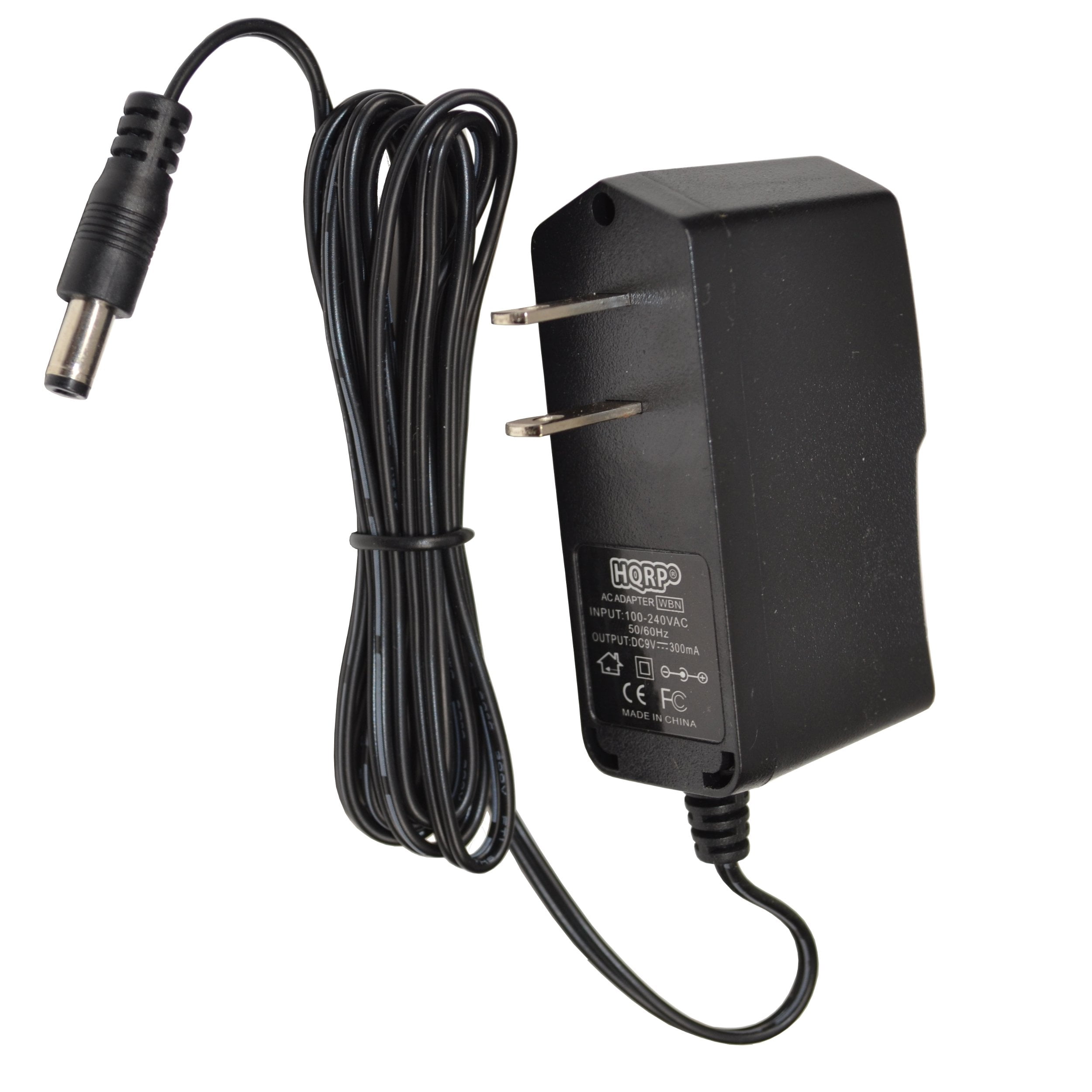 HQRP 9V Battery Snap Connector and AC Adapter for 9Volt / Radio