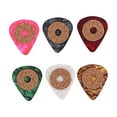 thumbnail image 4 of WHAMVOX 6pcs Assorted Color Guitar Plectrum Picks with Nonslip Grip for Guitar Bass Ukulele Mandolin Banjo 0.9mm, 4 of 8