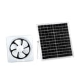 thumbnail image 3 of DOLITY Solar Exhaust Fan Kitchen Bathroom Ventilation System for Attic Chicken Coop 12inch, 3 of 9