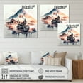 thumbnail image 4 of Designart Motorcycle Parked At The Cabin III Canvas Wall Art, 4 of 5