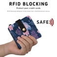 thumbnail image 4 of Small Wallet For Women Bifold Leather Pocket Coin Credit Card Holder With RFID Blocking Axolotls Swimming, 4 of 6