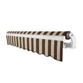 thumbnail image 6 of Awntech 14' x 10' Maui Left Motorized Patio Retractable Awning, Brown/Tan Stripe, 6 of 6