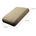 thumbnail image 3 of HLONK Car Center Console Cover Pad Leather Auto Armrest Cover Car Armrest Box  With Added Storage Bag Personalized Classic Elbow Pad  Cushion Pads For SUV Truck, 3 of 5
